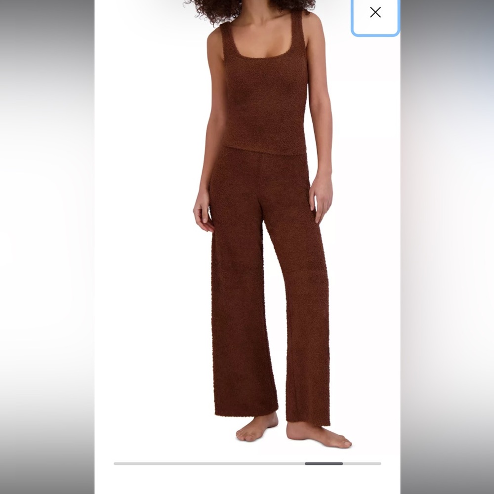 Steve Madden Wide-Leg Chenille Sleep Pants